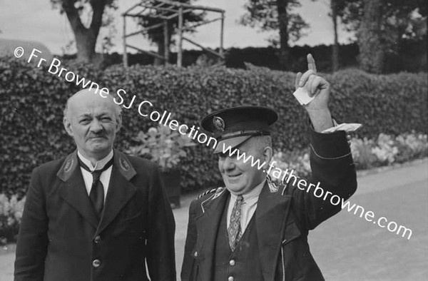 RAILWAY PERSONALITIES F.SULLIVAN & B.MCEVOY AT CLOUGHJORDAN